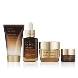 Estée Lauder Lift + Glow Advanced Night Repair 4-Piece Skincare Gift Set (Worth £151)